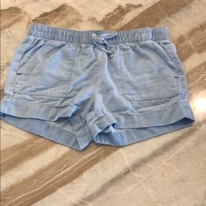 Blue shorts